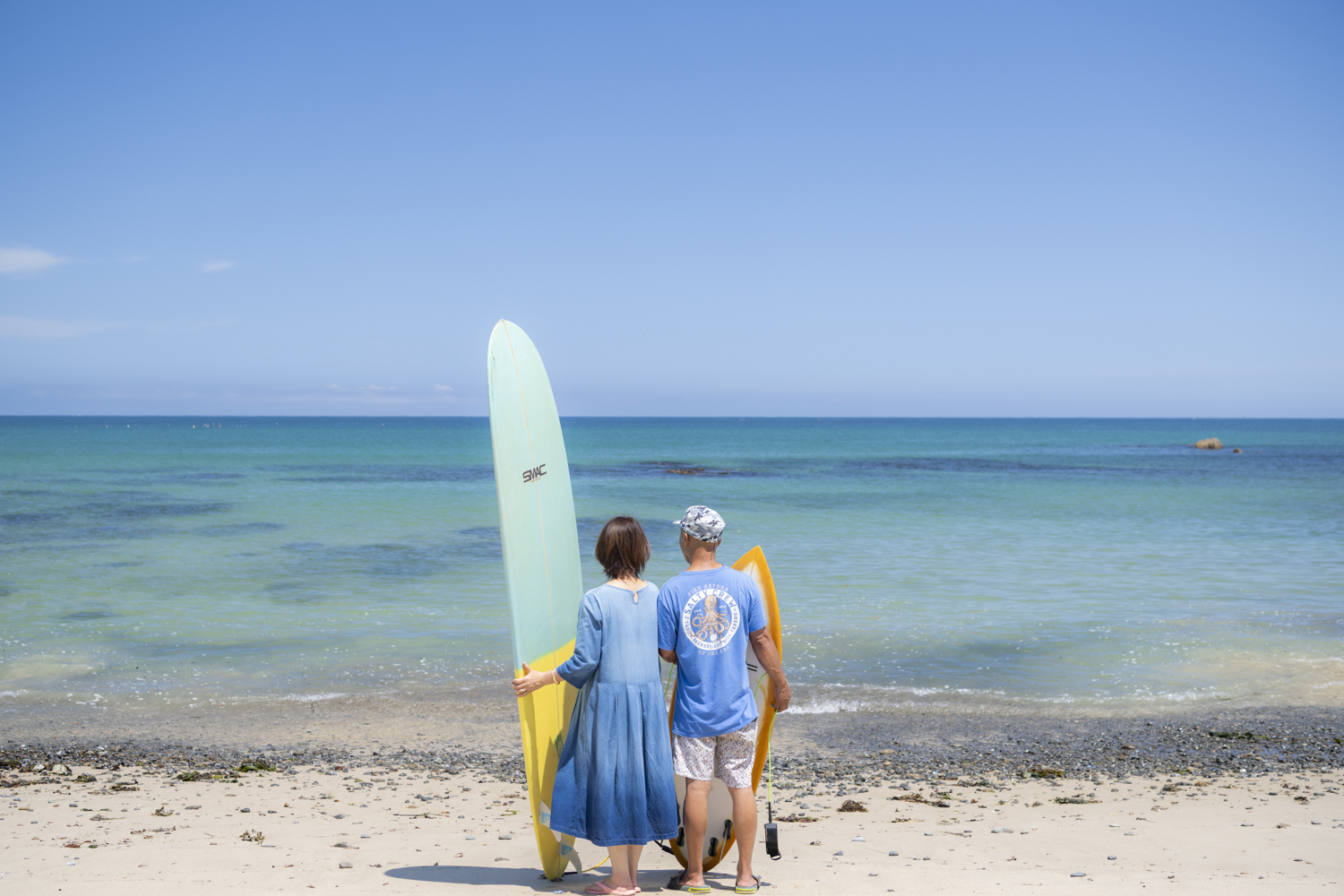 海陽町サーフィン風景イメージ写真撮影